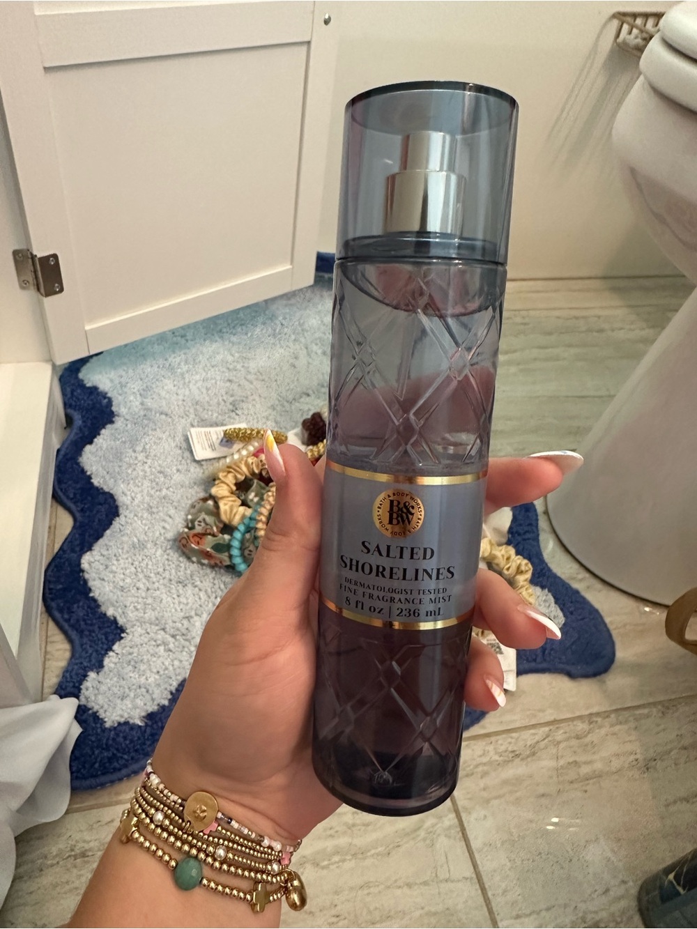 Bath & Body Works Salted Shorelines Fine Fragrance Mist — Smoky Purple
